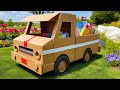 How To Make A Diy Cardboard Truck Made At Home Science Project Crafting Artful Hands