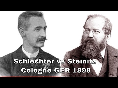 Epic middle game battle | Bloodbath on a chess board |Schlechter vs Steinitz: Cologne GER 1898