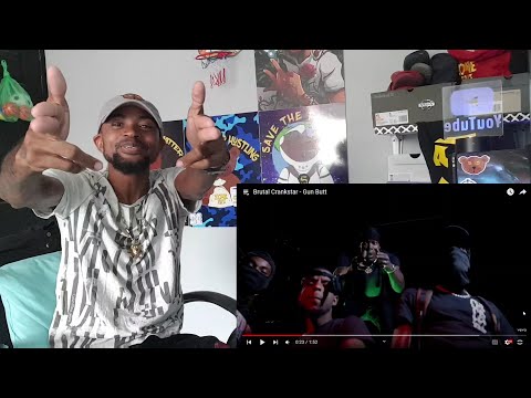 Brutal Crankstar - Gun Butt [Official Music Video]- REACTION