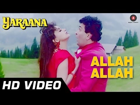 Allah Allah Mera Dil Dhadke | Yaraana [1995] | Rishi Kapoor, Madhuri Dixit | Romantic Songs