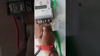 #Electric Sub Meter Fixed and Miter Main line kaise kare #Connection #Shorts #electricalvideos