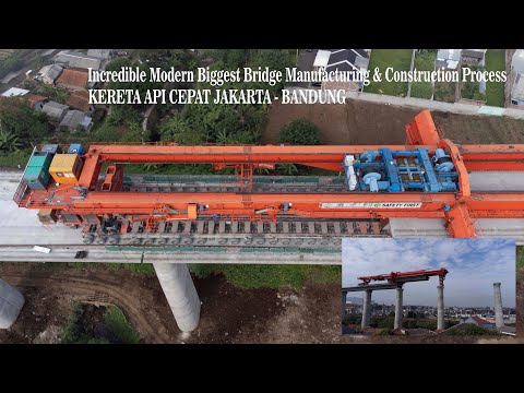 Amazing Construction Equipment Machines Technology - INCREDIBLE Modern Bridge Construction Method