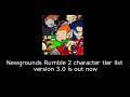 Newgrounds Rumble 2 Character Tier List Version 3 0 Out Now