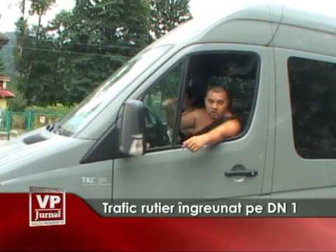 Trafic rutier îngreunat pe DN1