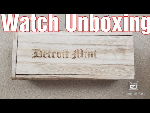 Detroit Mint Islander watch unboxing.