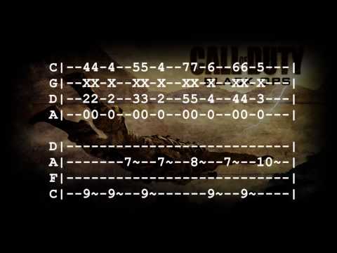 Guitar Tablature - Mask Walk (Black Ops)