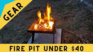Portable Fire Pit Under $40 (Too good to be true????)