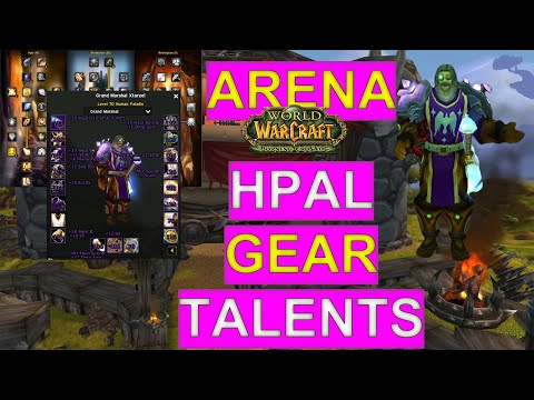 Holy Paladin TBC Arena: Gear & Talents