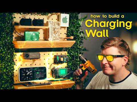 Building a Home Office CHARGING WALL