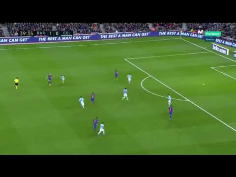 Gol de Neymar vs Celta  de Vigo 2-0  04-03-2017