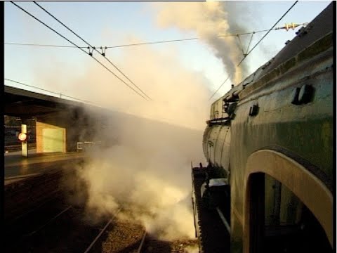 Australian steam locomotive 3801 cab ride - Sydney to Hornsby - July 1998
