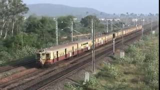 preview picture of video 'Historic Chennai 9 car Meter Gauge EMU with 3 power cars'