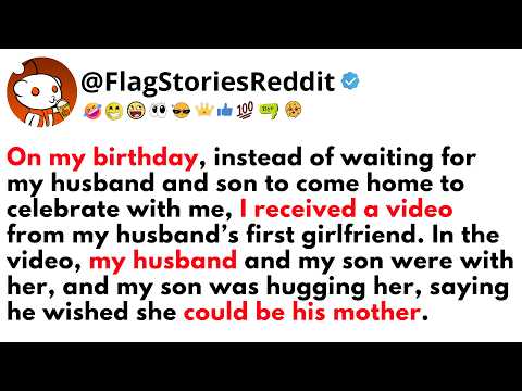 On my BIRTHDAY, instead of waiting for my HUSBAND and son to come home to celebrate with me...