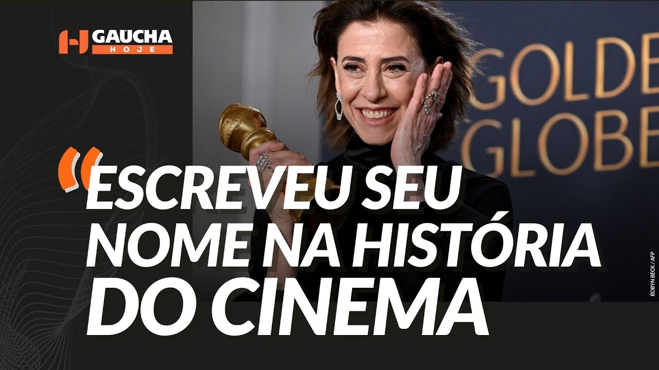 Fernanda Torres ganha Globo de Ouro e vitória é "justiça", diz Carpinejar | Gaúcha Hoje
