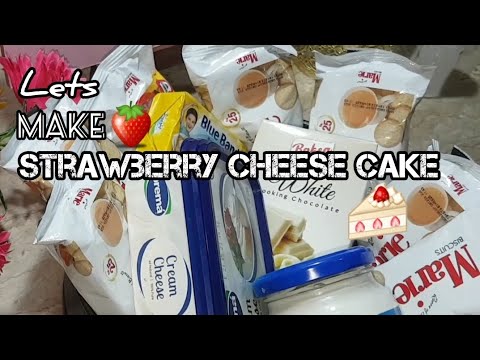 How to make #nobake #gelatin #free Strawberry cheese cake #musfirahkhan #youtube #viral #youtuber