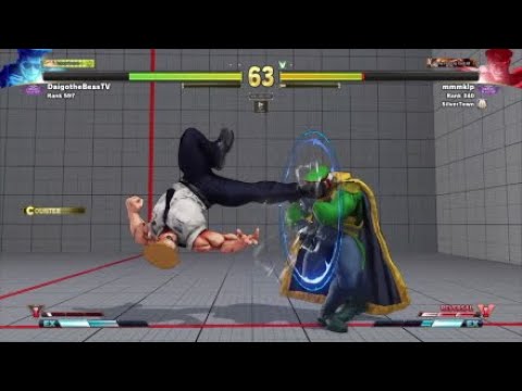 Daigo Umehara *New Guile x Bison , Ibuki , Alex , Karin & Mika - Street Fighter - SFV - Capcom