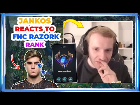 Jankos Reacts to RAZORK RANK Before FNC vs TH 👀