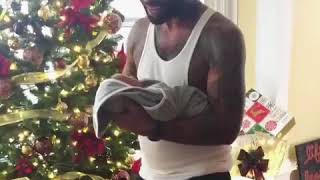 Joe Budden and his son Lexington