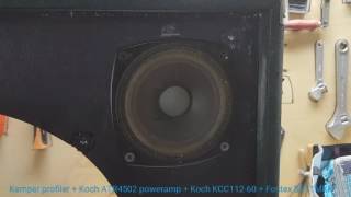 Video thumbnail for Kemper Profiler- Koch ATR4502 poweramp - Koch KCC 122 - Fostex SP11MKII by Sweetkristie
