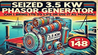 SEIZED 3.5 KW  PHASOR  GENERATOR  Part 1 |  BOAT PROJECT  |EP 148