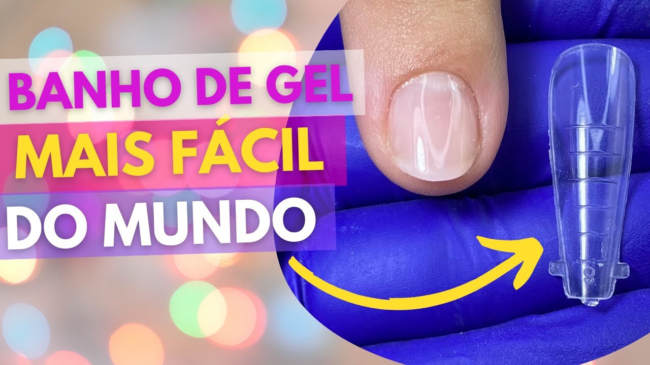Banho de Gel com Molde F1 - (Como Fazer) - Unha Iniciante | Mundo  Nails