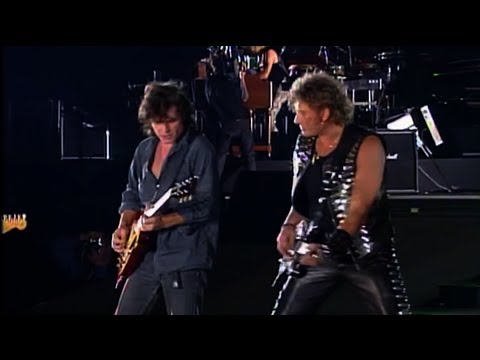 Johnny Hallyday guest Paul Personne  - Toute la  musique que j aime Live 1993