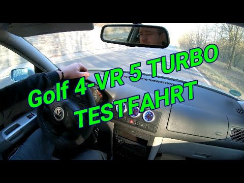 Turbo Gockel Golf 4 VR5 Turbo test bench - test drive