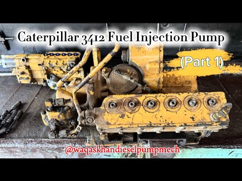 Caterpillar 3412 Fuel Injection Pump Service (Part 1)