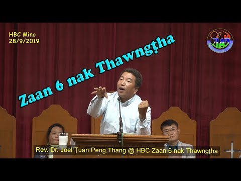 Rev  Dr  Joel Tuan Peng Thang HBC Zan 6 nak 28/9/2019