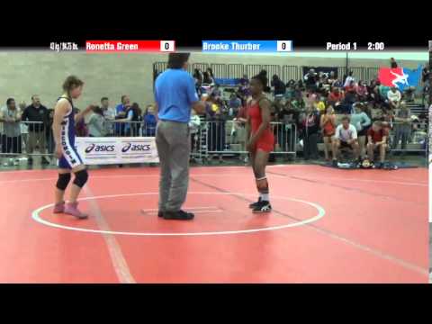 FILA Cadet 43 kg / 94.75 lbs. - Ronetta Green vs. Brooke Thurber