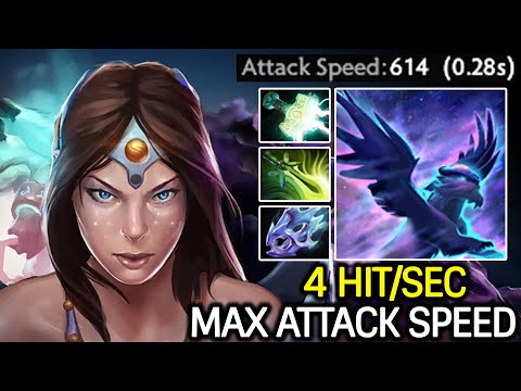 Mirana Carry – Insane Max Attack Speed 4 Hits/sec Free Hit Dota 2