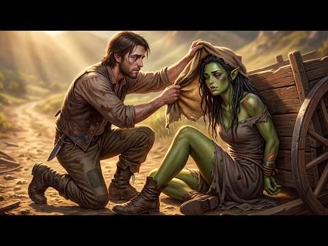 Ich kann nicht atmen," weinte das Orc-Mädchen — Doch als er das Tuch anhob… Sein Herz gefror