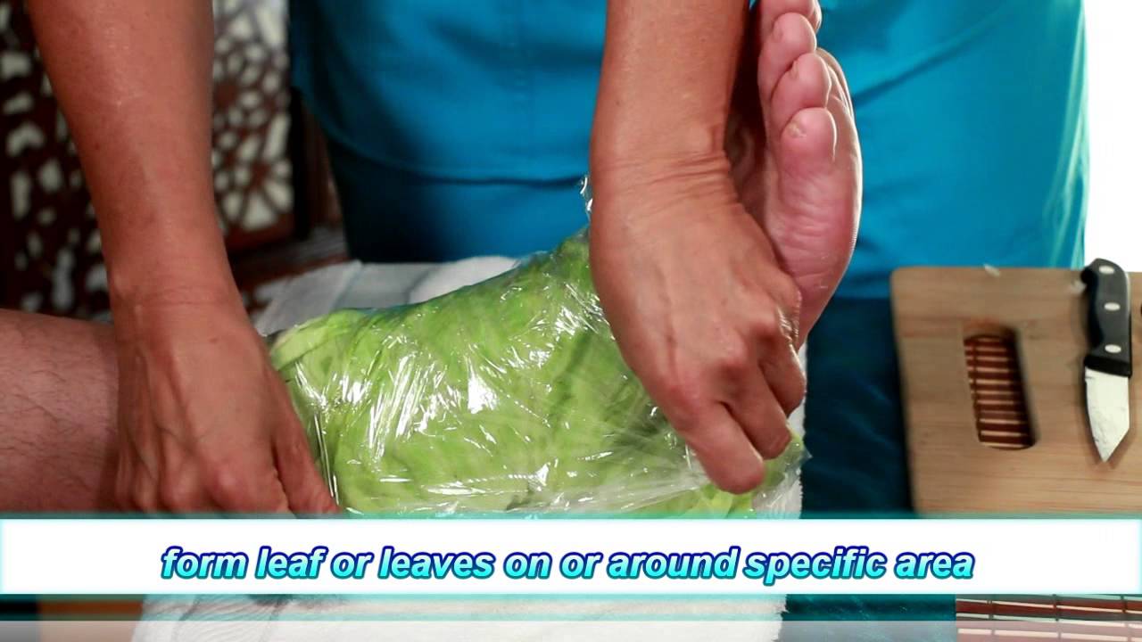 Cabbage Poultice - Step-by-step Demonstration - YouTube