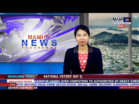 MAMITv PRIME TIME MANIPURI NEWS 27 JANUARY 2022 8:00 PM