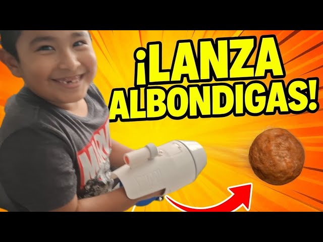 Vídeo relacionado con TEEN TITANS GO! - MEATBALL BLASTER CYBORG: PISTOLA LANZAALBÓNDIGAS CON SONIDOS - 6069923 - Juguetes Niños 4 Años + - Regalo Niño 4 Años + - Superheroes Juguetes - DC Comics