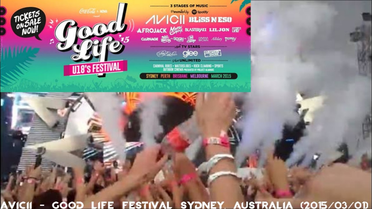 Avicii @ Stories World Tour, Good Life Festival Sydney, Australia (2015/03/01)