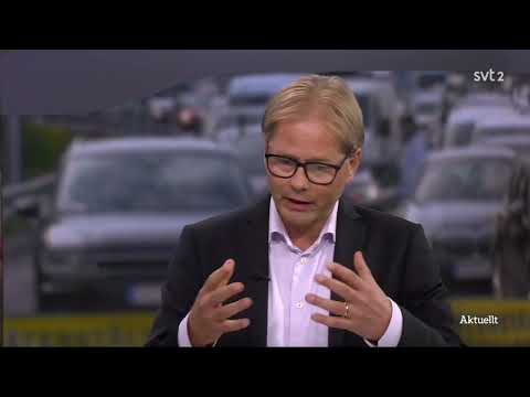 Debatt om miljöaktivism med Jan Emmanuel och Anders Lindberg. SVT Aktuellt 14/9-2023.