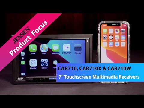 Jensen CAR710, CAR710X, and CAR710W Digital Multimedia Receivers | Product Demo