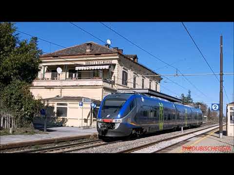 ARRIVO E PARTENZA DEL MINUETTO D. DA BORGO S. DALMAZZO. (CN) SAB. 7 - 3 - 2020.