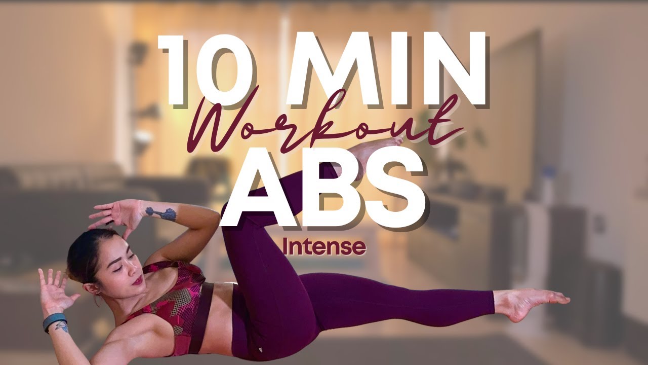 10 Min Intense Abs | No Equipment, 10 Minute, Home Workouts | Jane Carla