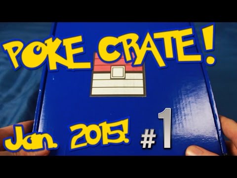PokeCrate Unboxing - January 2015! | 1 of 2 | ScykohCrud