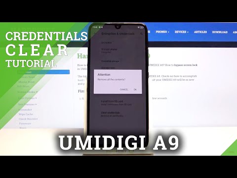 How to Clear Credentials in UMIDIGI A9 – Remove Credential Storage