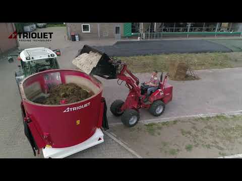 Solomix 1 800 ZK; compact single auger mixer feeder