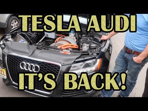 Tesla-Powered Audi S5 with Quattro AWD