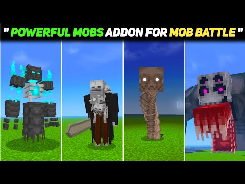 Devay Gaming - Top 3 Epic Mob Battle Mod For Minecraft Pe +1.19 | Mcpe Mob Battle Mod | Devay Gaming