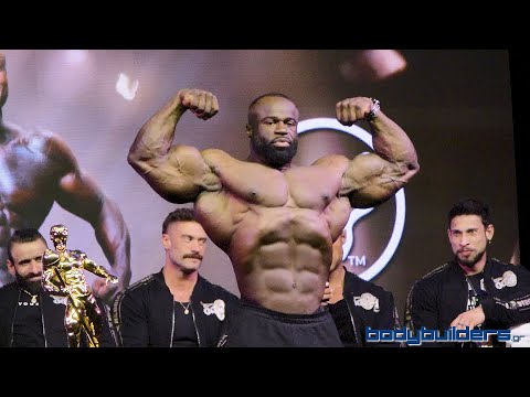 Samson Dauda Challenging Everyone At The 2024 Mr. Olympia Press Conference