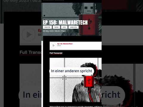 Darknet Diaries Podcast auf deutsch