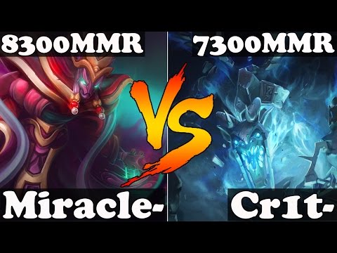 Dota 2 - Miracle- 8300 MMR Spectre VS Cr1t- 7300 MMR Visage - Ranked Match Gameplay