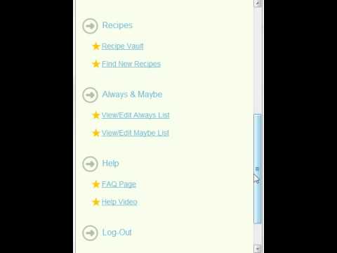 Mobile Shopping List Application