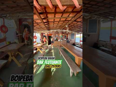 Bar Flutuante Cia das Ostras - Boipeba Bahia, Cairu Bahia #boipeba #shorts